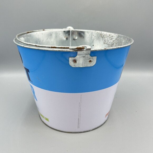 Bud Light Seltzer Metal Ice Beer Bucket & Handle Ice Pail Drink Parties - Picture 2 of 8
